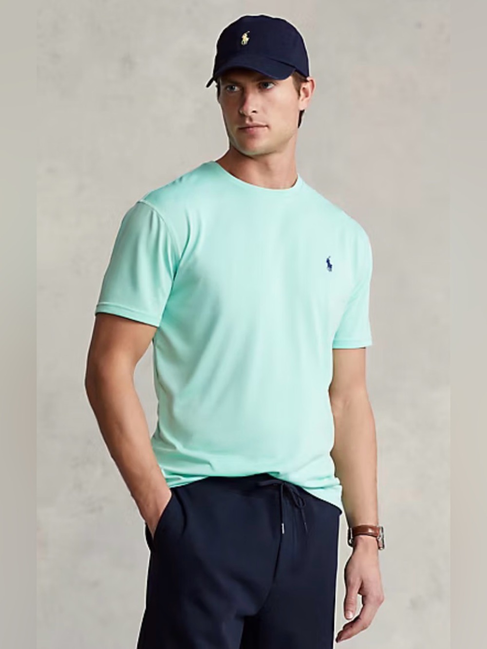 NWT Polo Ralph Lauren Celadon Green Classic Fit PERFORMANCE Short Sleeve T Shirt